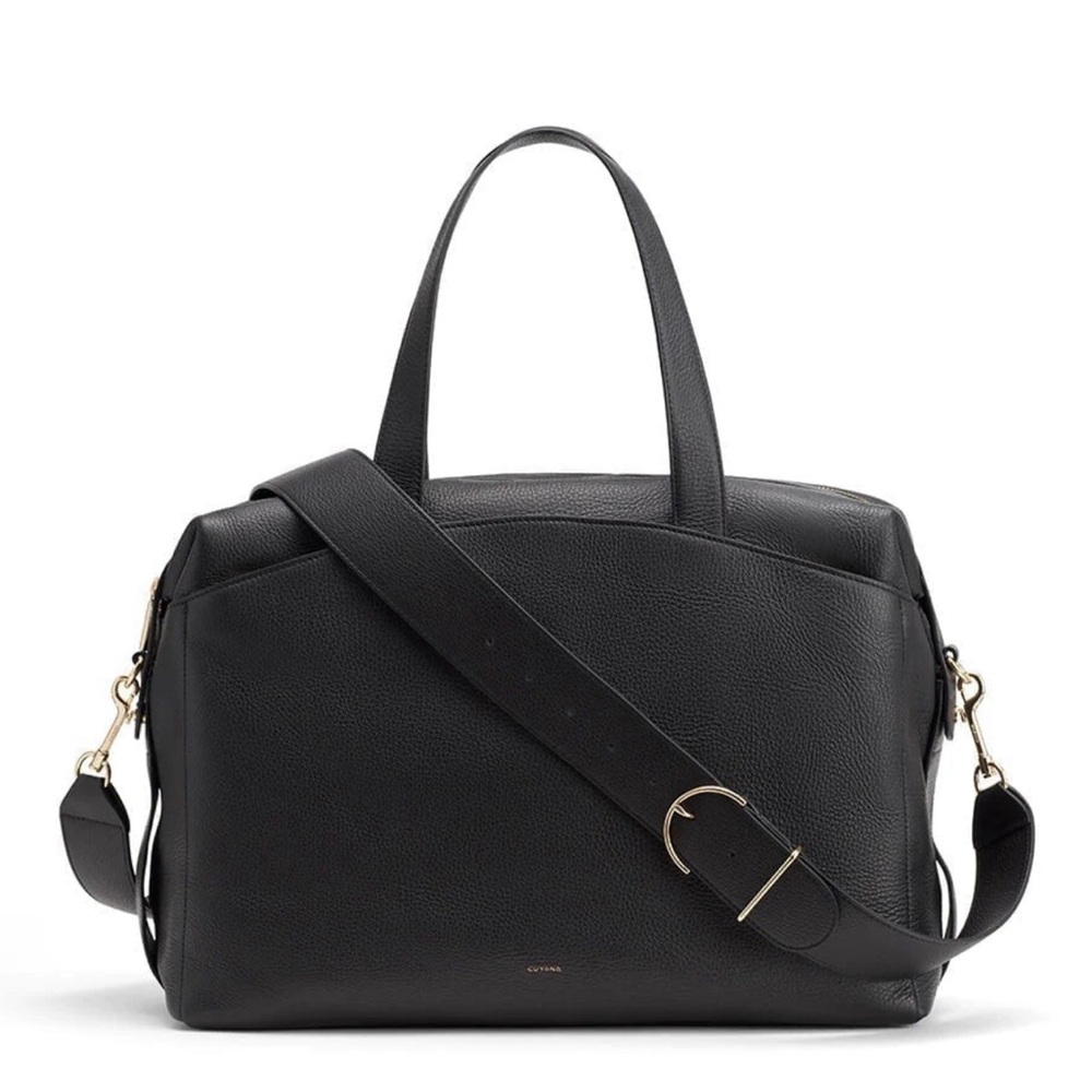 Cuyana Leather Overnight Travel Bag